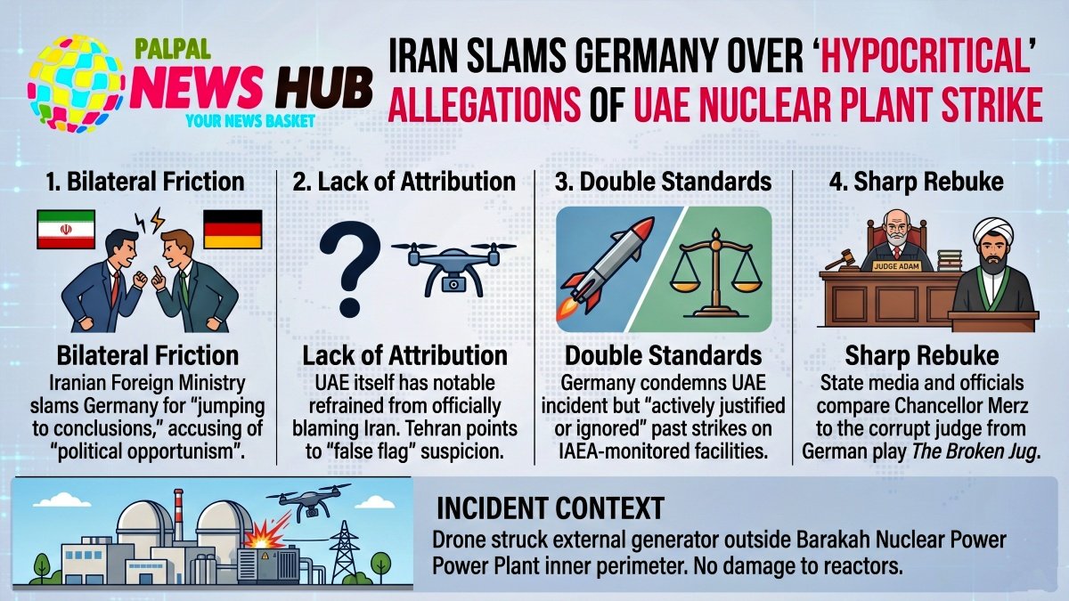 Iran Slams Germany | PalPal News Hub | Latest National, Technology, and Astrology News Iran Slams Germany