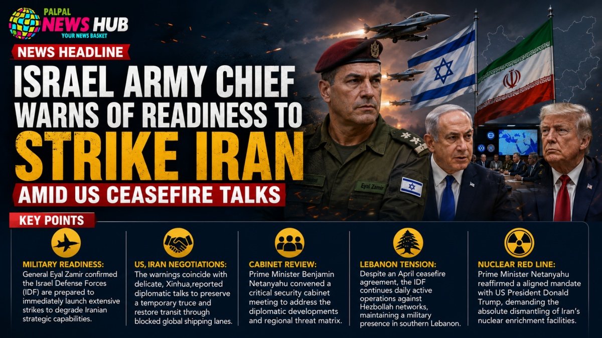 Israel Army Chief Warns of Readiness to Strike Iran | PalPal News Hub | Latest National, Technology, and Astrology News Israel Army Chief Warns of Readiness to Strike Iran