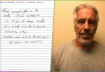 Jeffrey Epstein's Cryptic Handwritten Jail Note