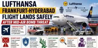 Lufthansa Frankfurt-Hyderabad Flight