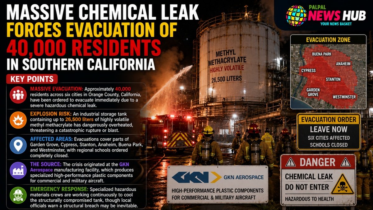Massive Chemical Leak | PalPal News Hub | Latest National, Technology, and Astrology News Massive Chemical Leak