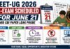NEET-UG 2026 Re-exam Scheduled