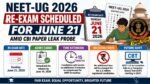 NEET-UG 2026 Re-exam Scheduled