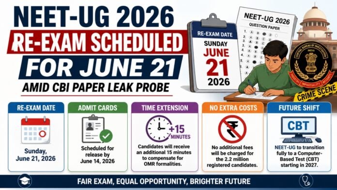 NEET-UG 2026 Re-exam Scheduled