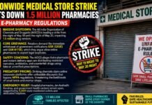 Nationwide Medical Store Strike Shuts Down 1.5 Million Pharmacies Over E-Pharmacy Regulations Nationwide Medical Store Strike