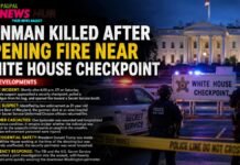 Opening Fire Near White House Checkpoint