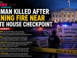 Opening Fire Near White House Checkpoint