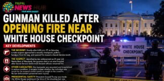 Opening Fire Near White House Checkpoint
