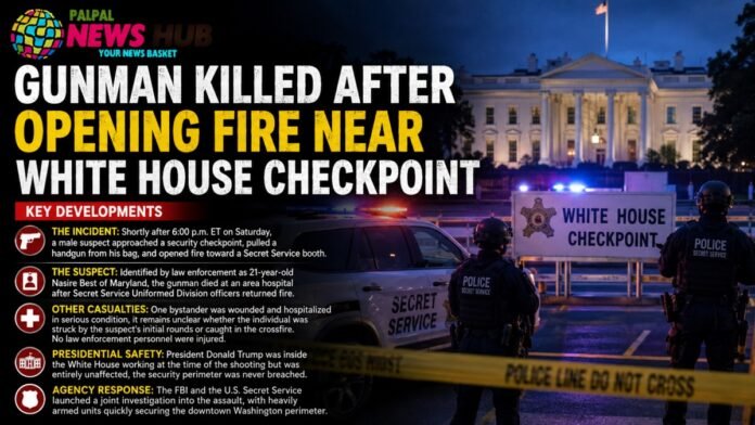 Opening Fire Near White House Checkpoint
