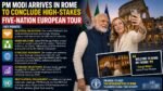 PM Modi Arrives in Rome