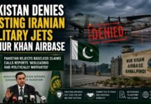 Pakistan Denies Hosting Iranian Military Jets