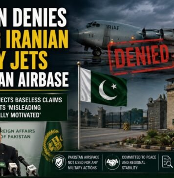 Pakistan Denies Hosting Iranian Military Jets