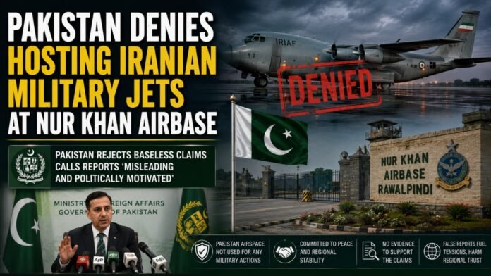 Pakistan Denies Hosting Iranian Military Jets