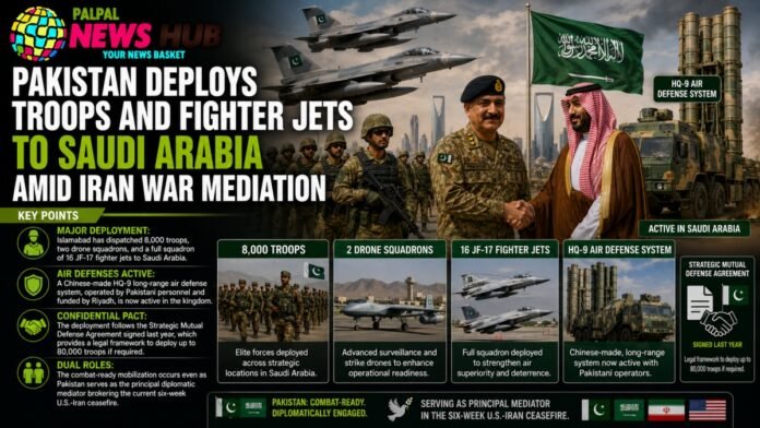 Pakistan Deploys Troops and Fighter Jets to Saudi Arabia