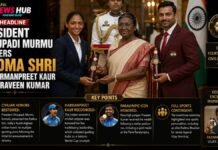 President Droupadi Murmu Confers Padma Shri
