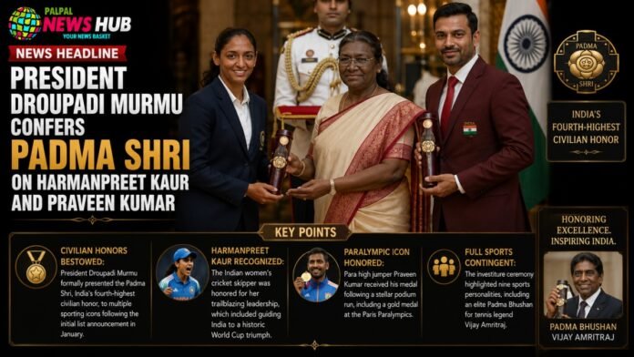 President Droupadi Murmu Confers Padma Shri