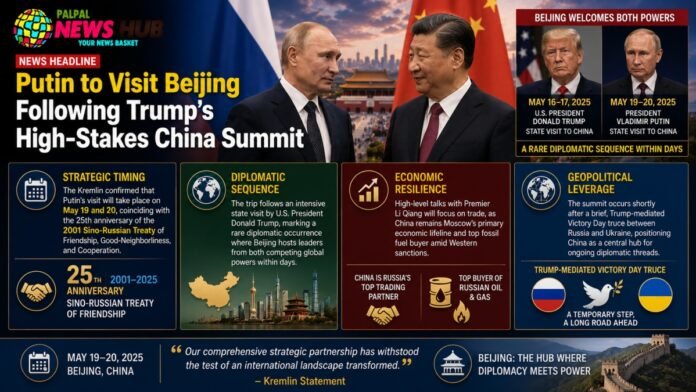 Putin to Visit Beijing