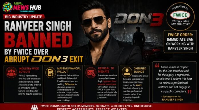 Ranveer Singh Banned by FWICE