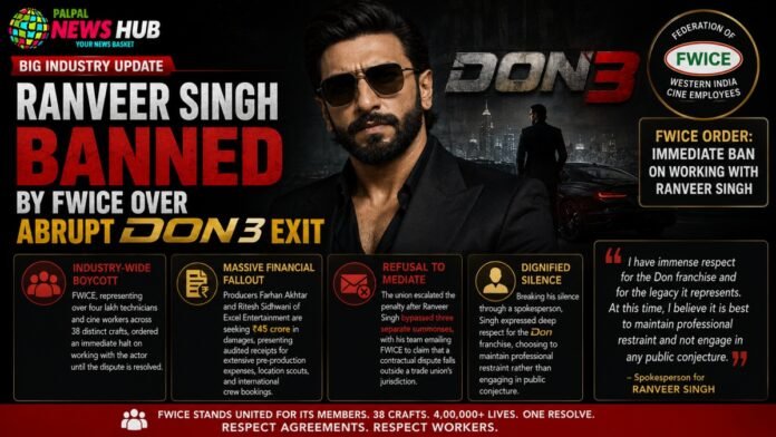 Ranveer Singh Banned by FWICE