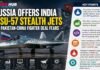Russia Offers India 40 Su-57 Stealth Jets Amid Pakistan-China Fighter Deal Fears Russia Offers India 40 Su-57 Stealth Jets