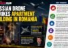 Russian Drone Strikes Apartment Building in Romania, Injuring Two in NATO-First Incident Russian Drone Strikes in Romania
