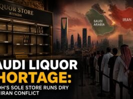 Saudi Liquor Shortage: Riyadh’s Sole Store Runs Dry Amid Iran Conflict Saudi Liquor Shortage