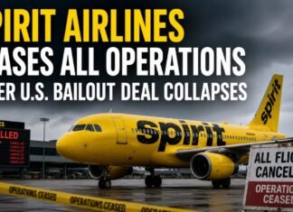 Spirit Airlines Ceases