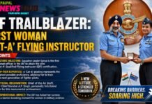 IAF Trailblazer: First Woman ‘Cat-A’ Flying Instructor Squadron Leader Sanya