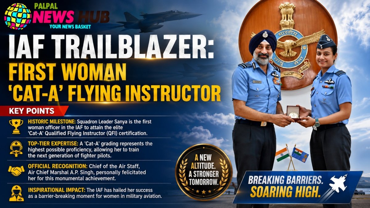 Squadron Leader Sanya | PalPal News Hub | Latest National, Technology, and Astrology News Squadron Leader Sanya