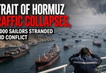 Strait of Hormuz Traffic Collapses