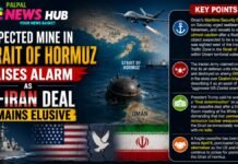 Suspected Mine in Strait of Hormuz