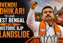 Suvendu Adhikari to Lead West Bengal