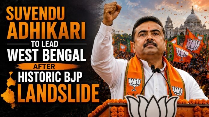 Suvendu Adhikari to Lead West Bengal