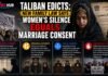 Taliban Edicts: New Family Law Says Women’s Silence Equals Marriage Consent Taliban Edicts