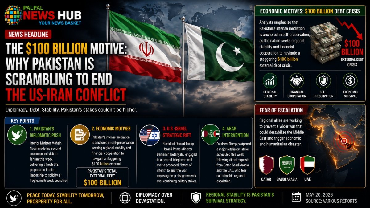 The $100 Billion Motive: Why Pakistan Is Scrambling to End the US-Iran Conflict