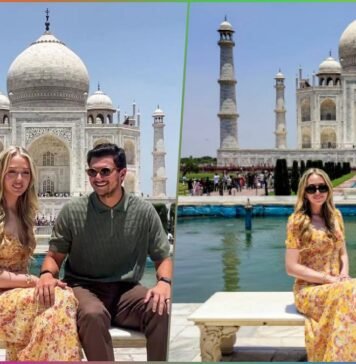 Tiffany Trump Visits Taj Mahal