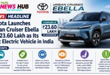 Toyota Launches Urban Cruiser Ebella