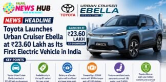 Toyota Launches Urban Cruiser Ebella