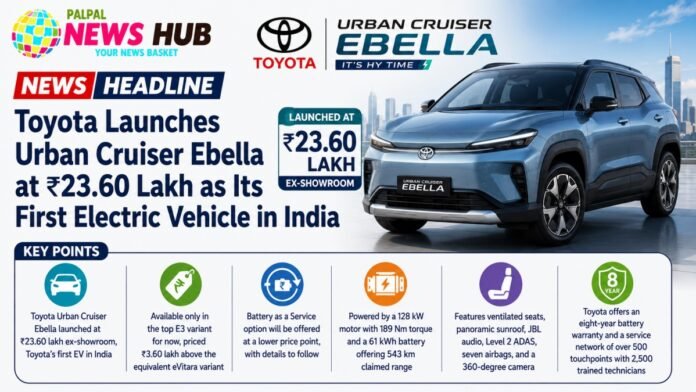 Toyota Launches Urban Cruiser Ebella