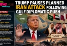 Trump Pauses Planned Iran Attack