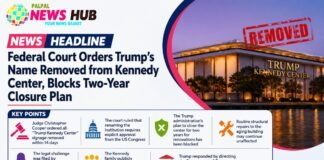Trump's Name Removed from Kennedy Center