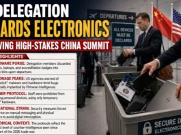 US Delegation Discards Electronics