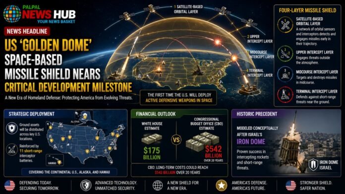 US Golden Dome Space-Based Missile Shield US 'Golden Dome' Space-Based Missile Shield