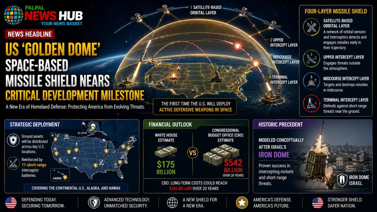 US ‘Golden Dome’ Space-Based Missile Shield Nears Critical Development Milestone