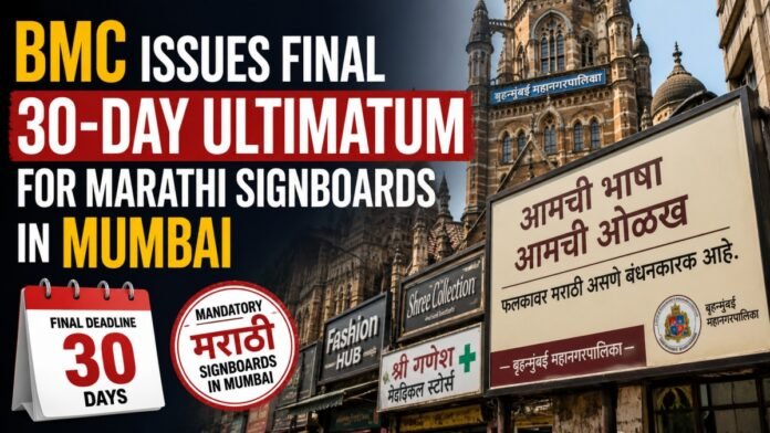 Ultimatum for Marathi Signboards in Mumbai
