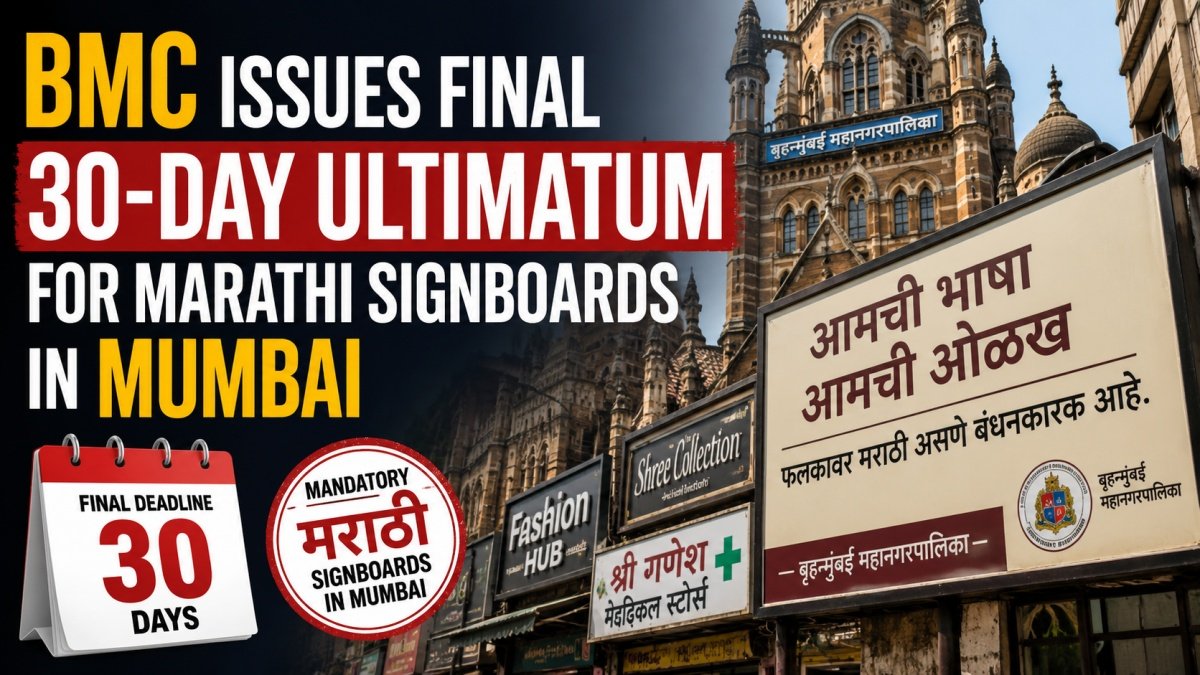 Ultimatum for Marathi Signboards in Mumbai