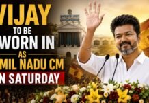 Vijay to be Sworn In as Tamil Nadu CM on Saturday