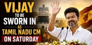 Vijay to be Sworn In as Tamil Nadu CM on Saturday