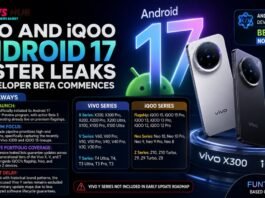 Vivo and iQOO Android 17