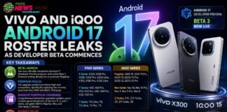 Vivo and iQOO Android 17 Roster Leaks as Developer Beta Commences Vivo and iQOO Android 17